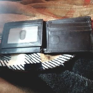 Dark brown mens wallet